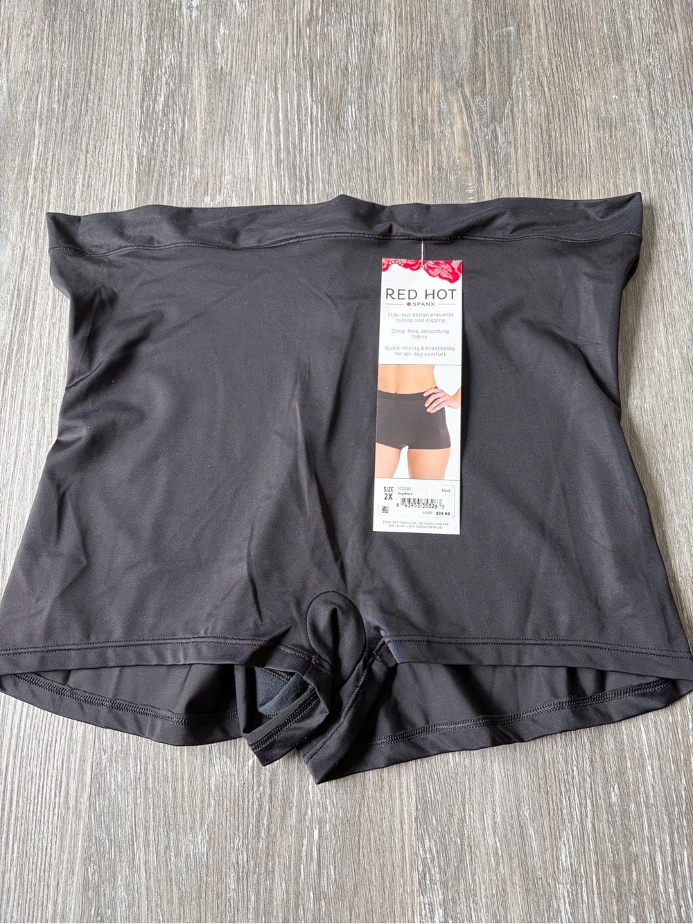 NWT Spanx Red Hot Plus Size Shapewear Boyshorts size 2X